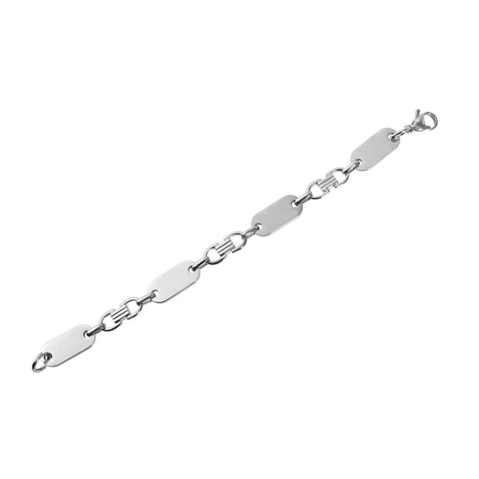 Unisex Armband aus Edelstahl 21 cm