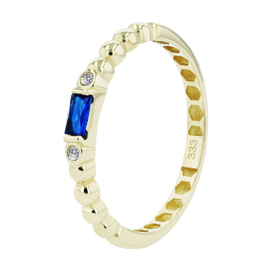 Damen Ring aus 333 Gold mit Zirkonia