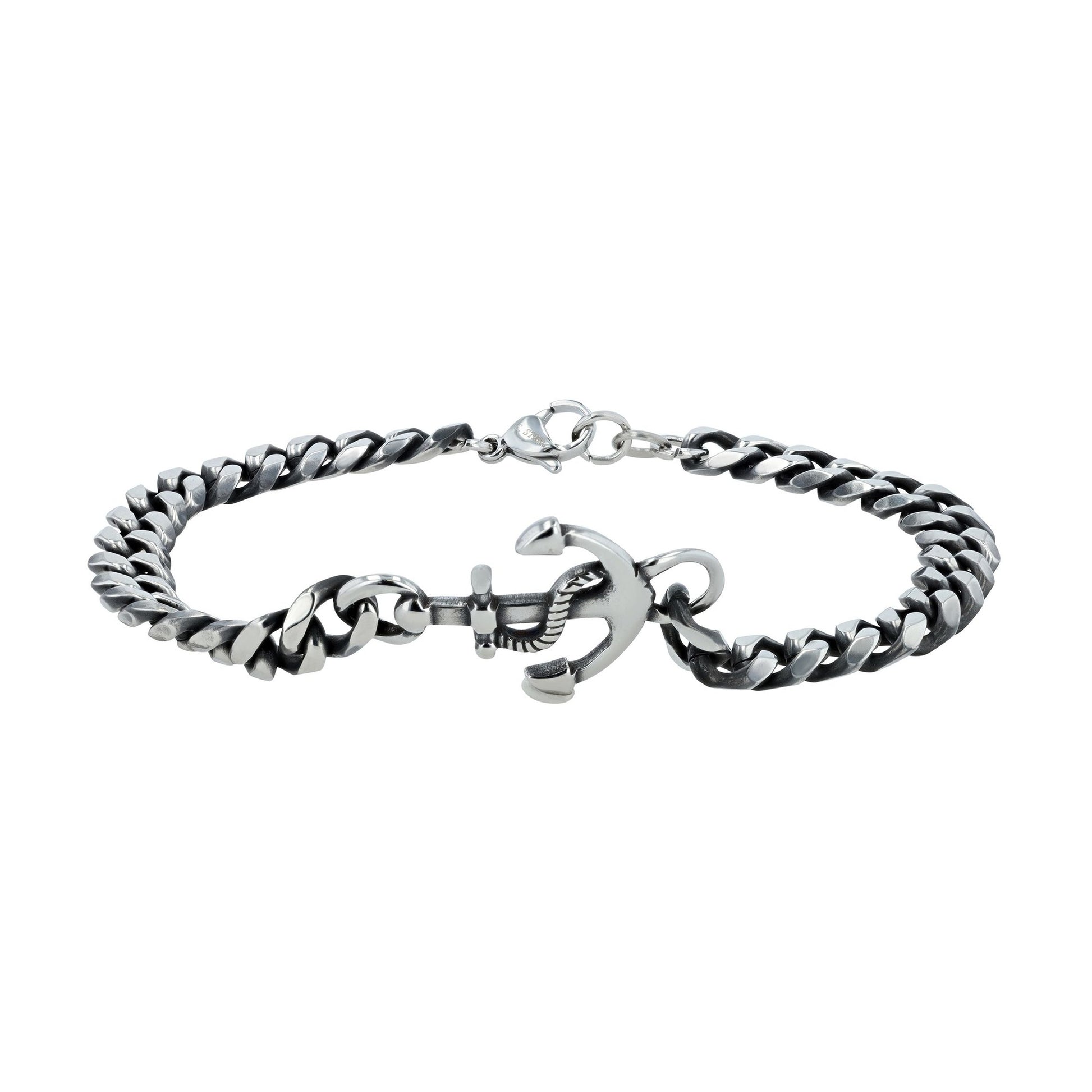 Herren Armband – Panzerarmband aus Edelstahl 22 cm
