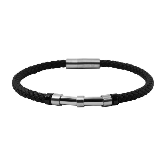 Unisex Armband – Textilarmband aus Leder 22 cm