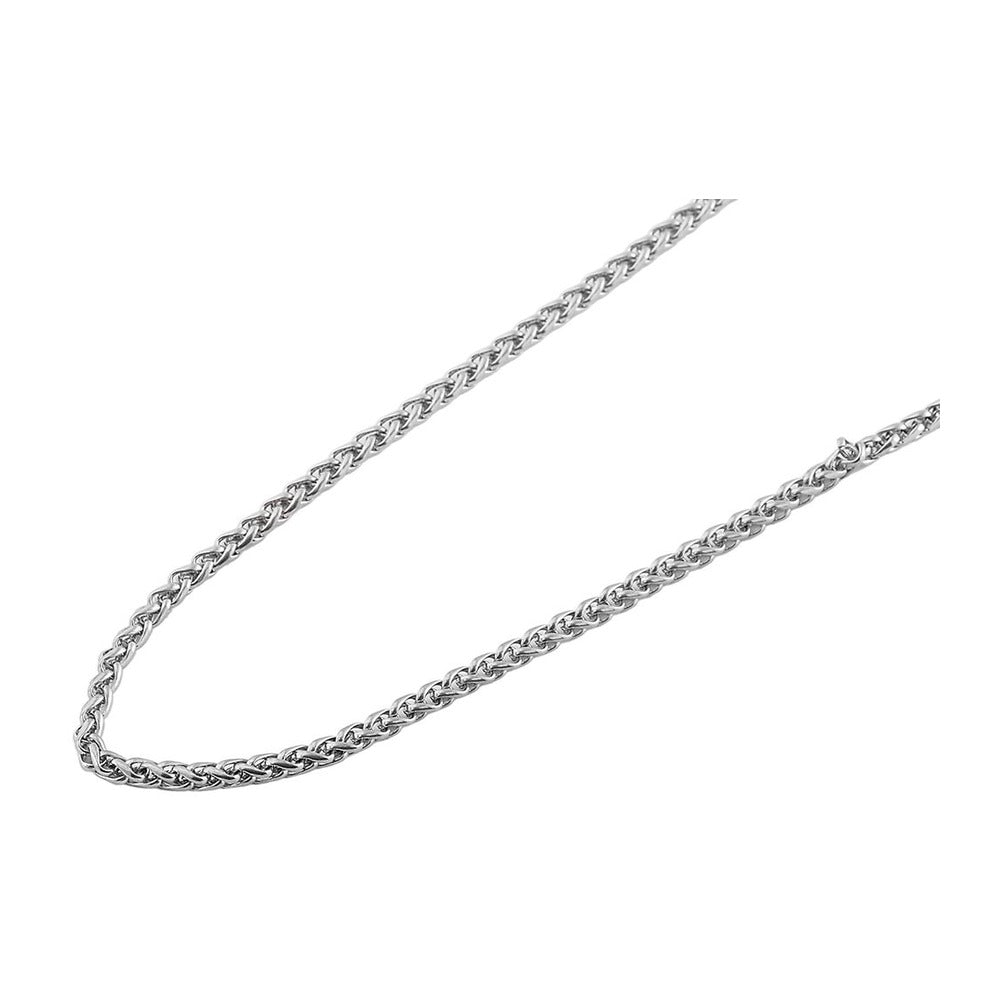 Unisex Halskette – Kordelkette aus Edelstahl