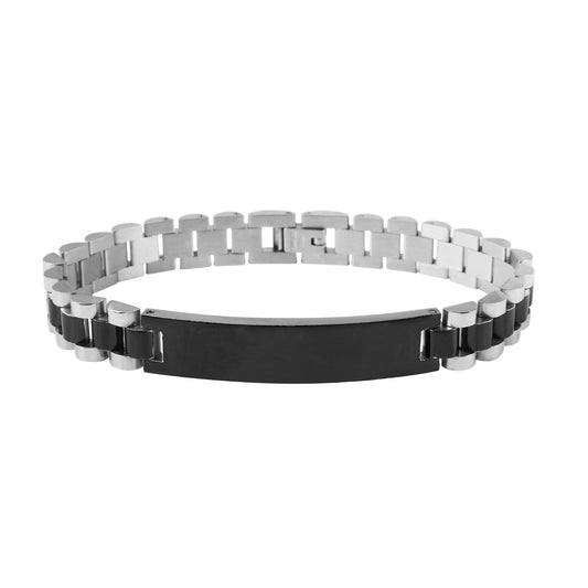 Unisex Armband – Gliederarmband aus Edelstahl 20,5 cm