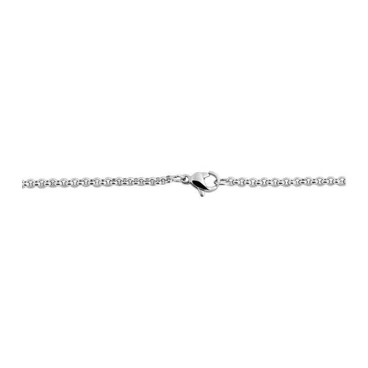 Unisex Halskette – Erbskette aus Edelstahl 55+5