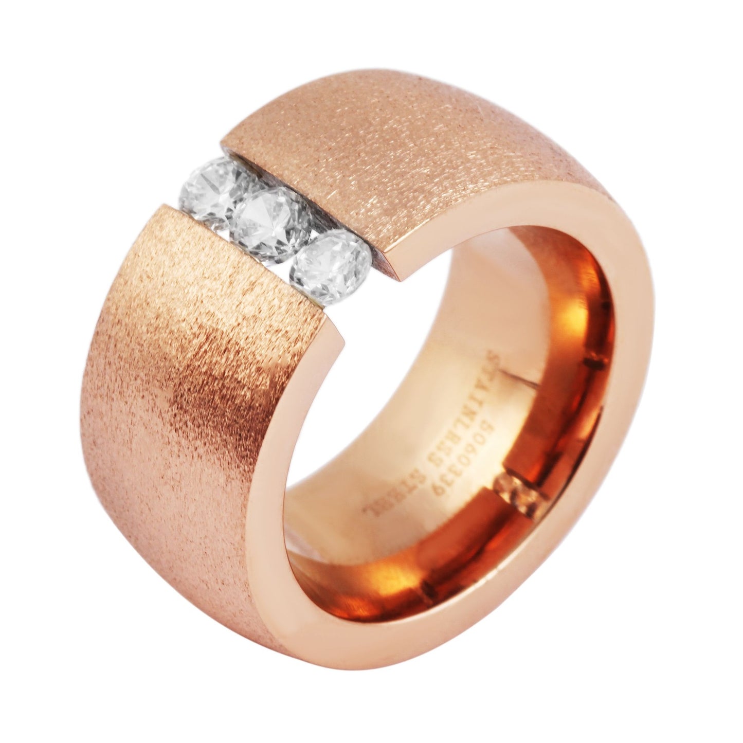 Damen Ring aus Edelstahl
