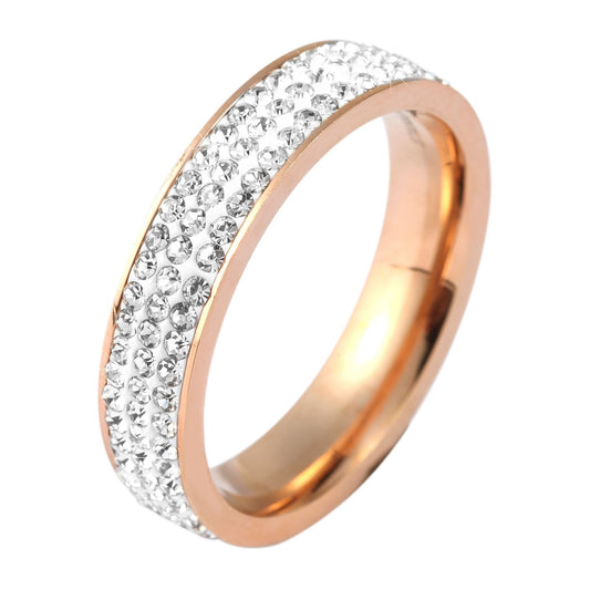 Damen Ring aus Edelstahl