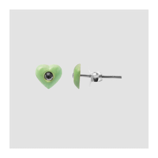 Mädchen Ohrringe – Ohrstecker aus 925 Silber mit Strass Steinchen