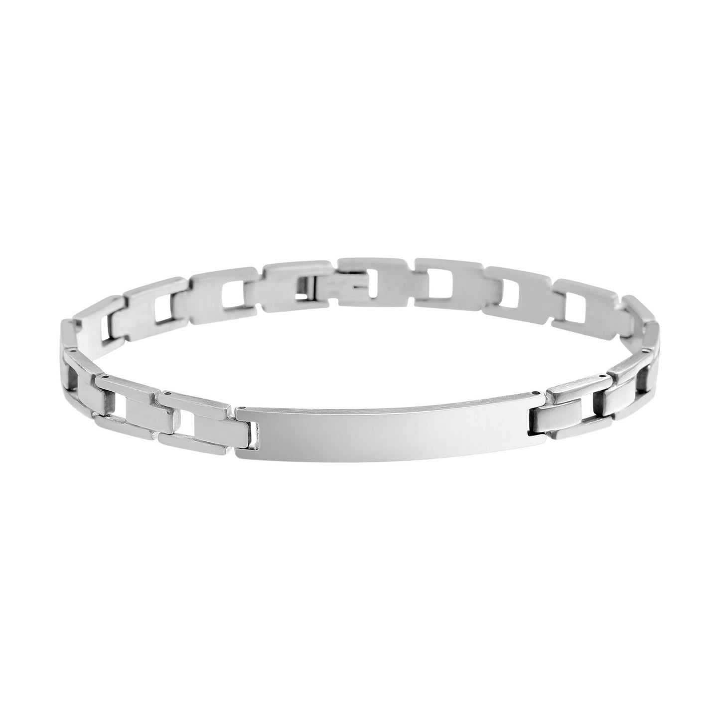 Unisex Armband – Gliederarmband aus Edelstahl 21,5 cm