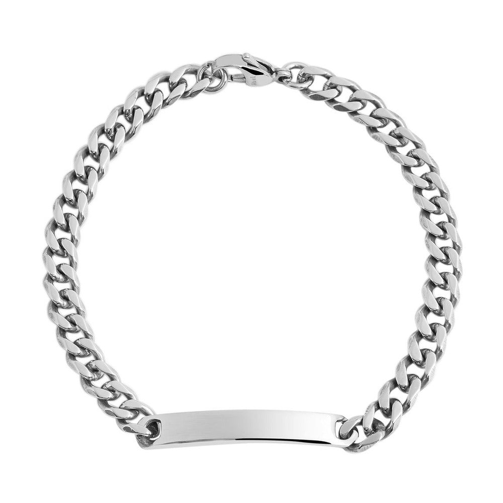 Unisex Armband – Panzerarmband aus Edelstahl 21,5 cm