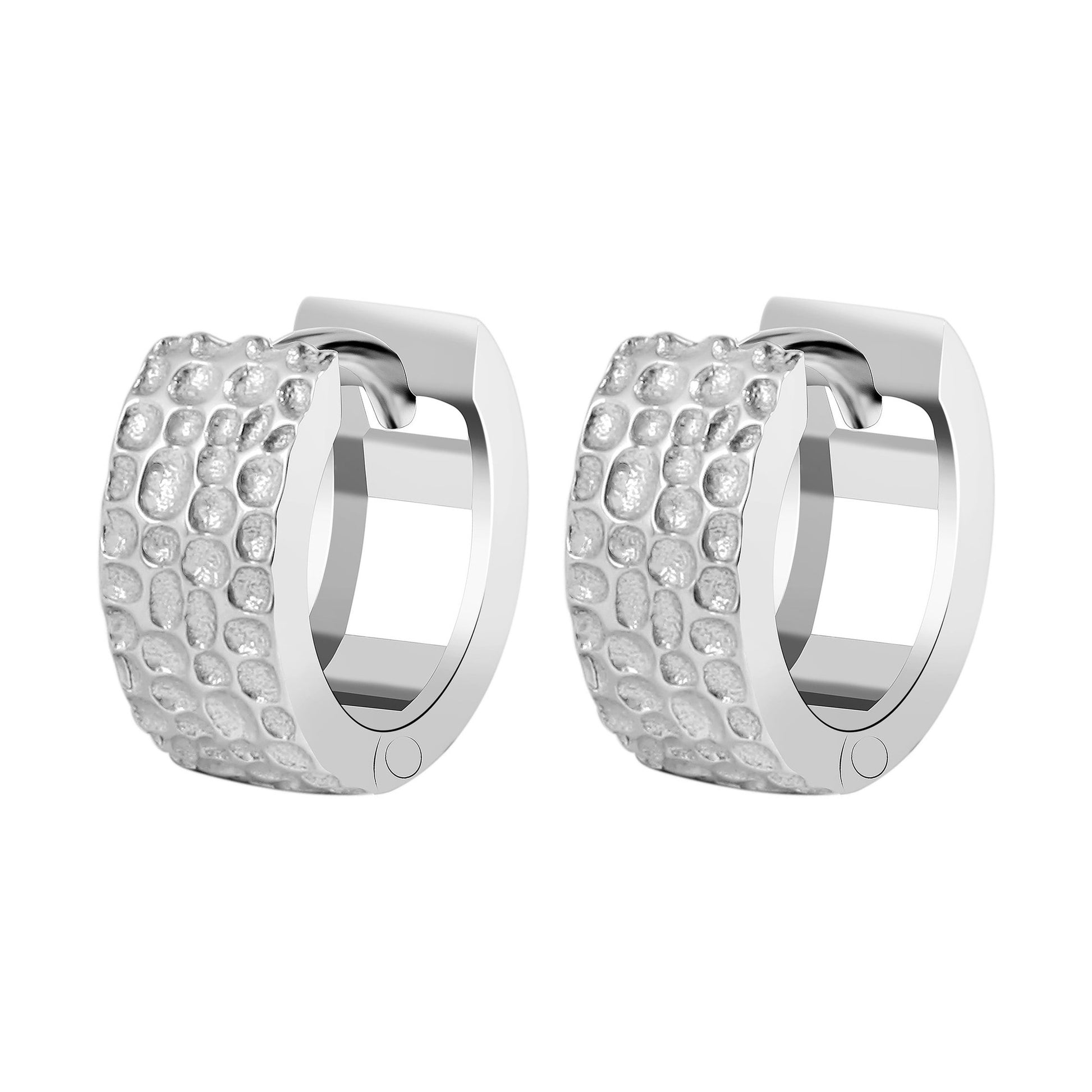 Damen Ohrringe – Klappcreole aus 925 Silber