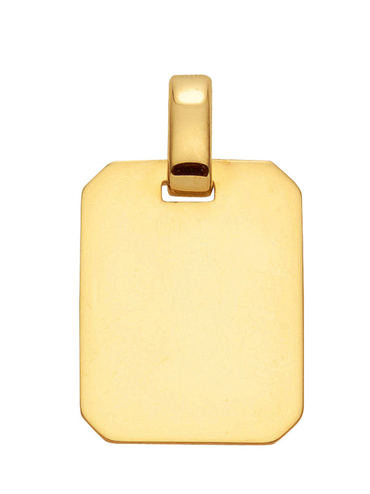 Adelia´s 333 Gold Gravurplatte Anhänger