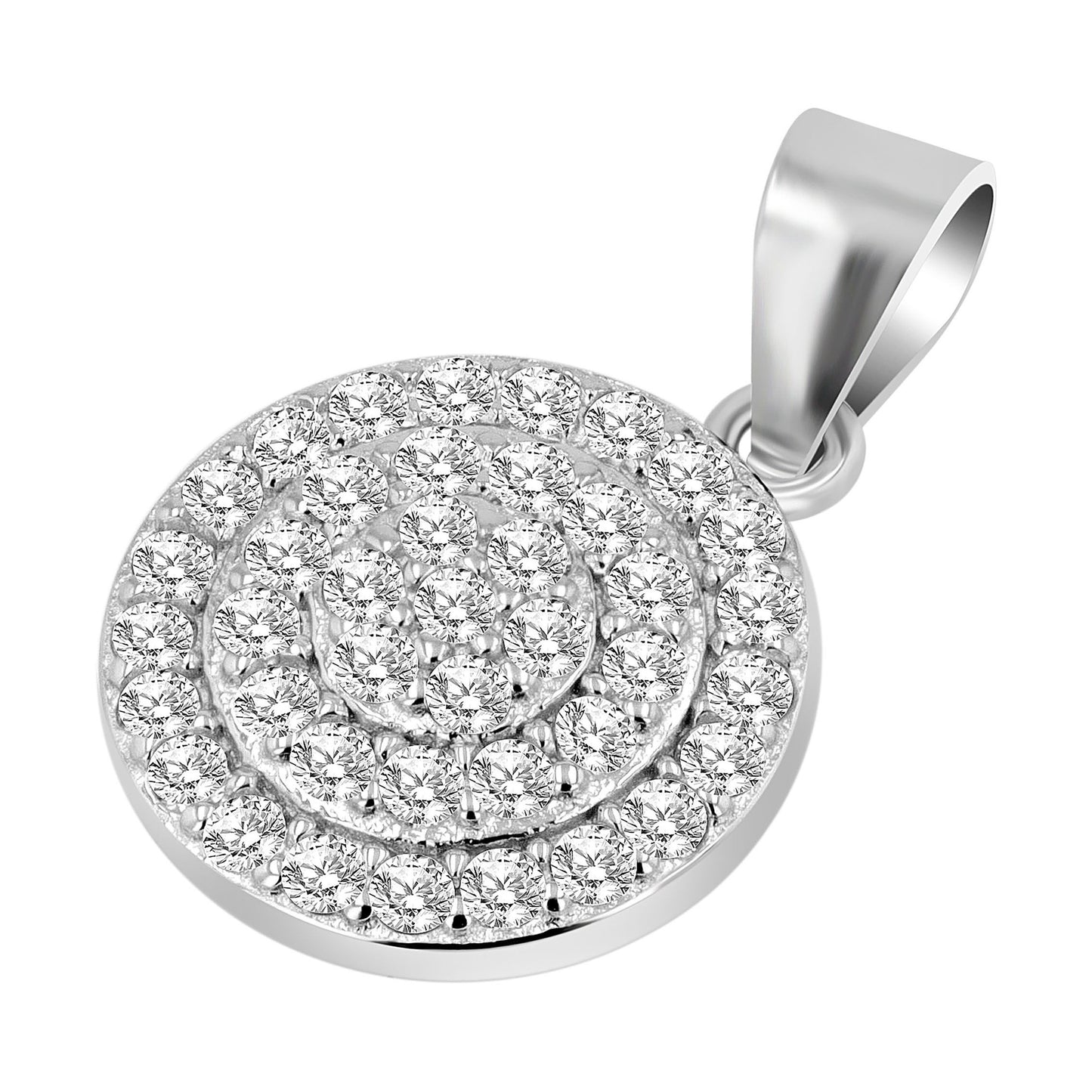 Damen Anhänger aus 925 Silber mit Zirkonia