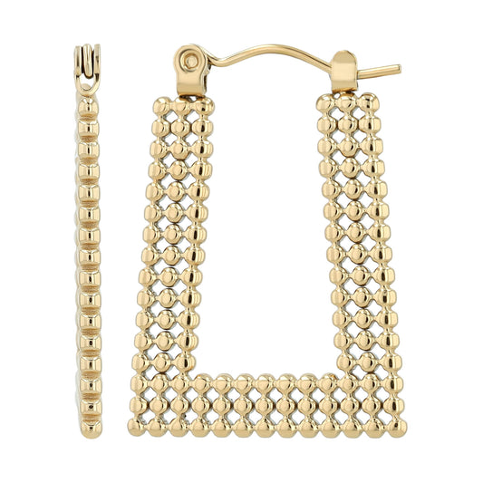 Damen Ohrringe – Creole aus Edelstahl