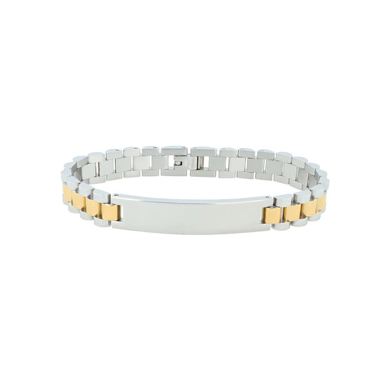 Unisex Armband – Gliederarmband aus Edelstahl 20,5 cm
