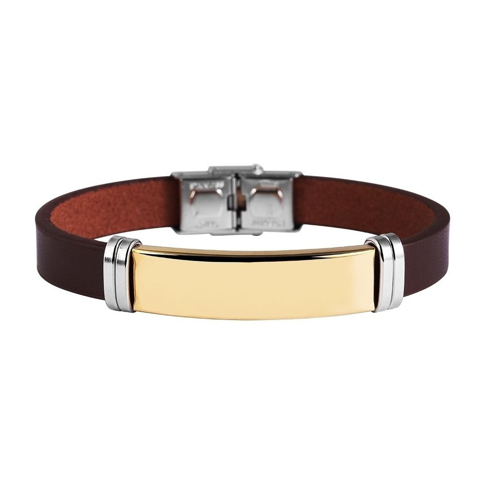 Unisex Armband aus Leder 21 cm