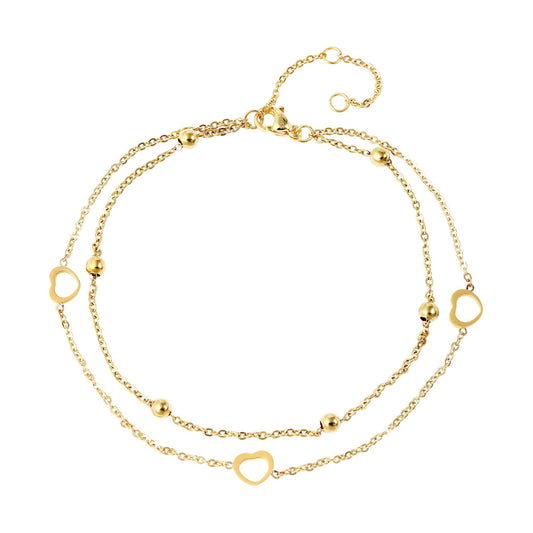 Damen Armband aus Edelstahl 25 cm