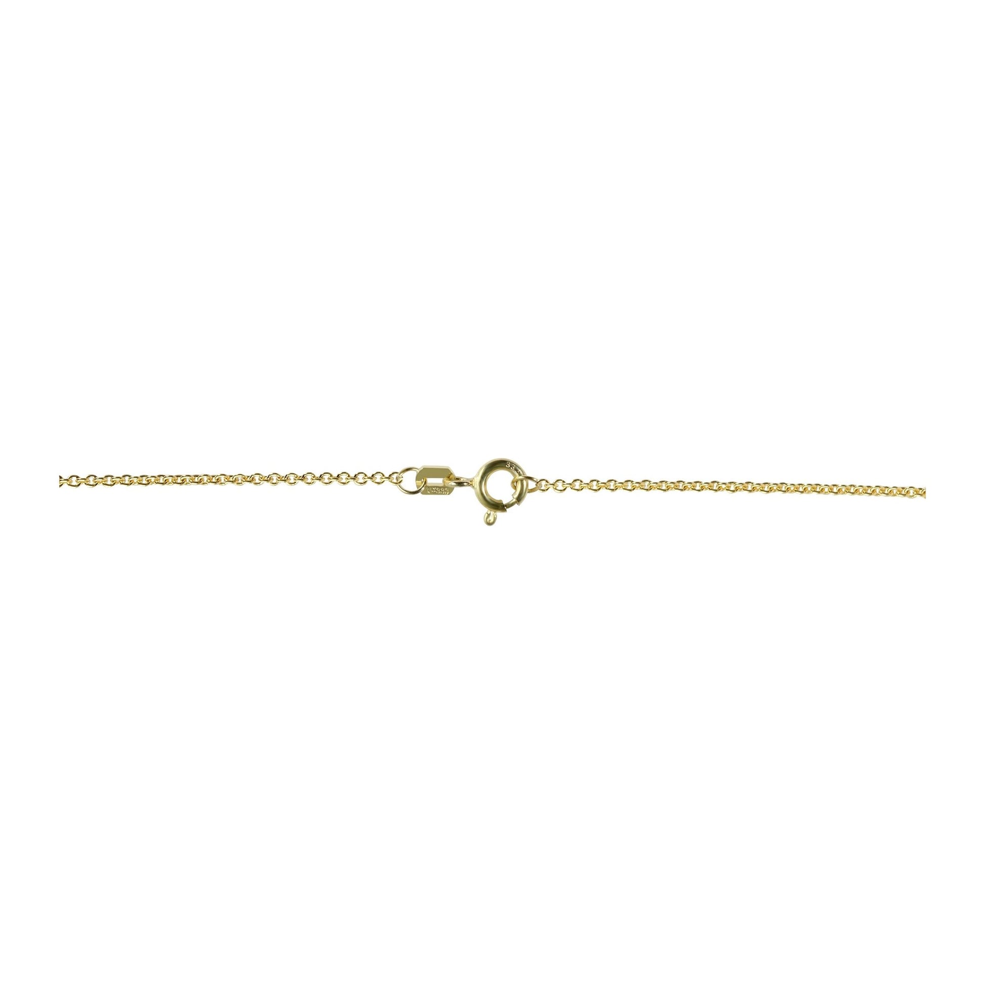 Unisex Halskette – Ankerkette aus 333 Gold 40 cm