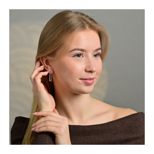 Damen Ohrringe – Creole aus Edelstahl
