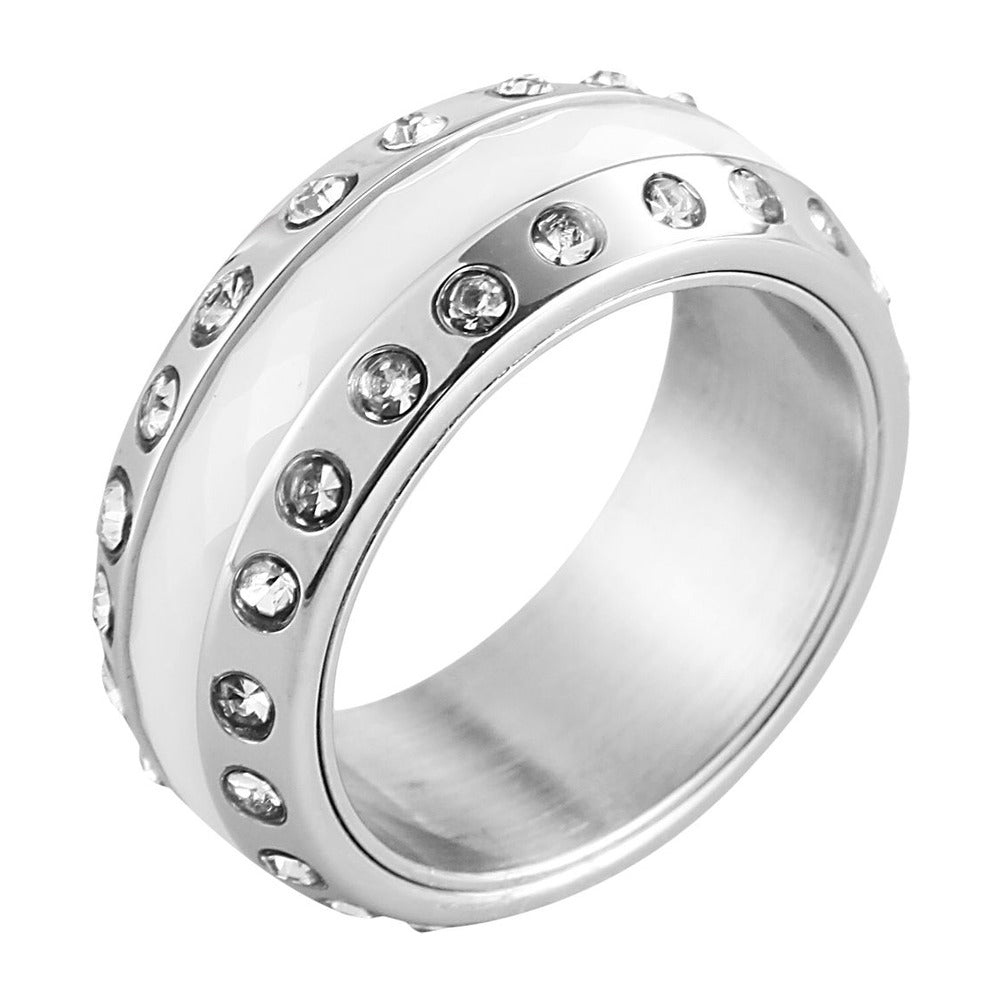 Damen Ring aus Edelstahl
