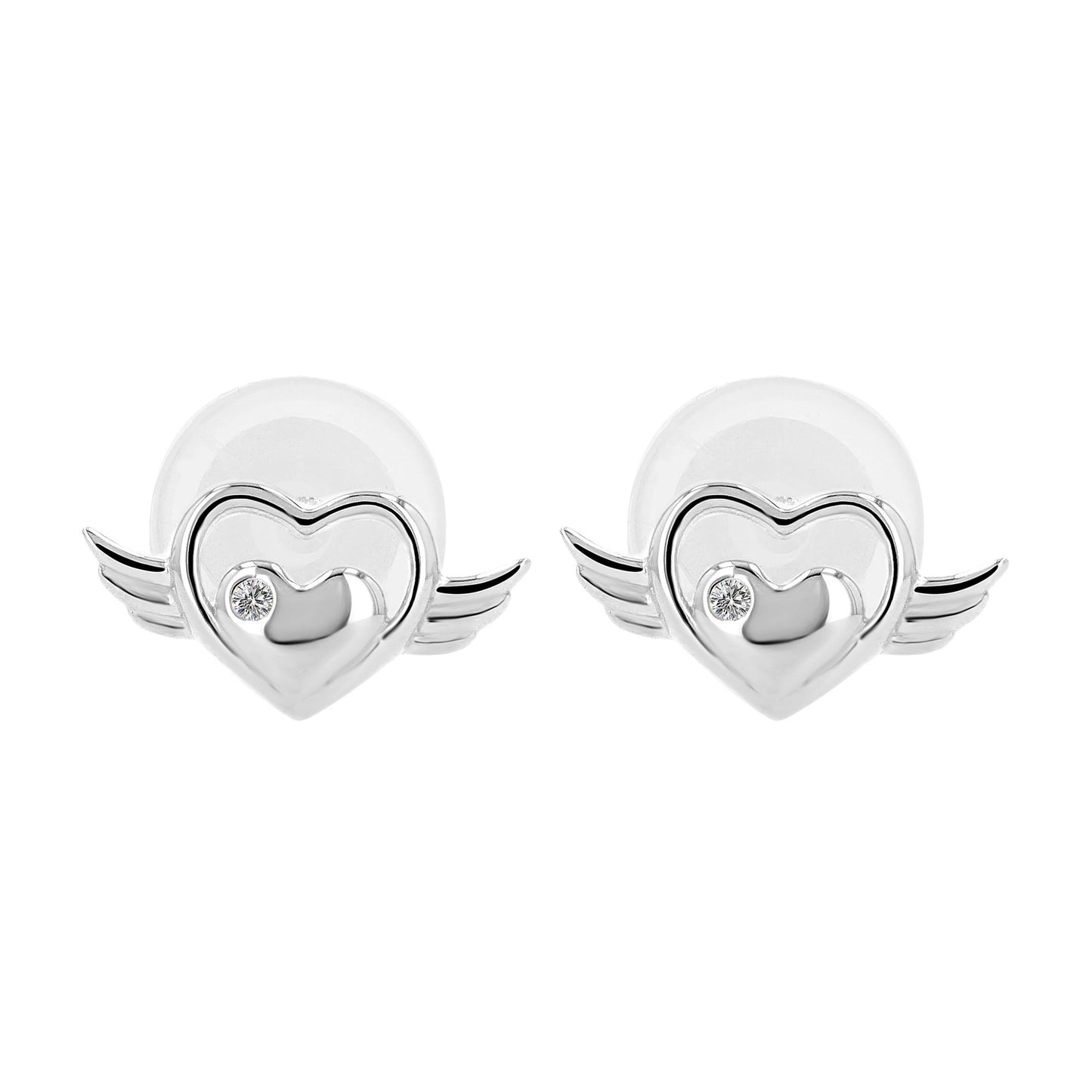 Damen Ohrringe – Ohrstecker aus 925 Silber mit Zirkonia