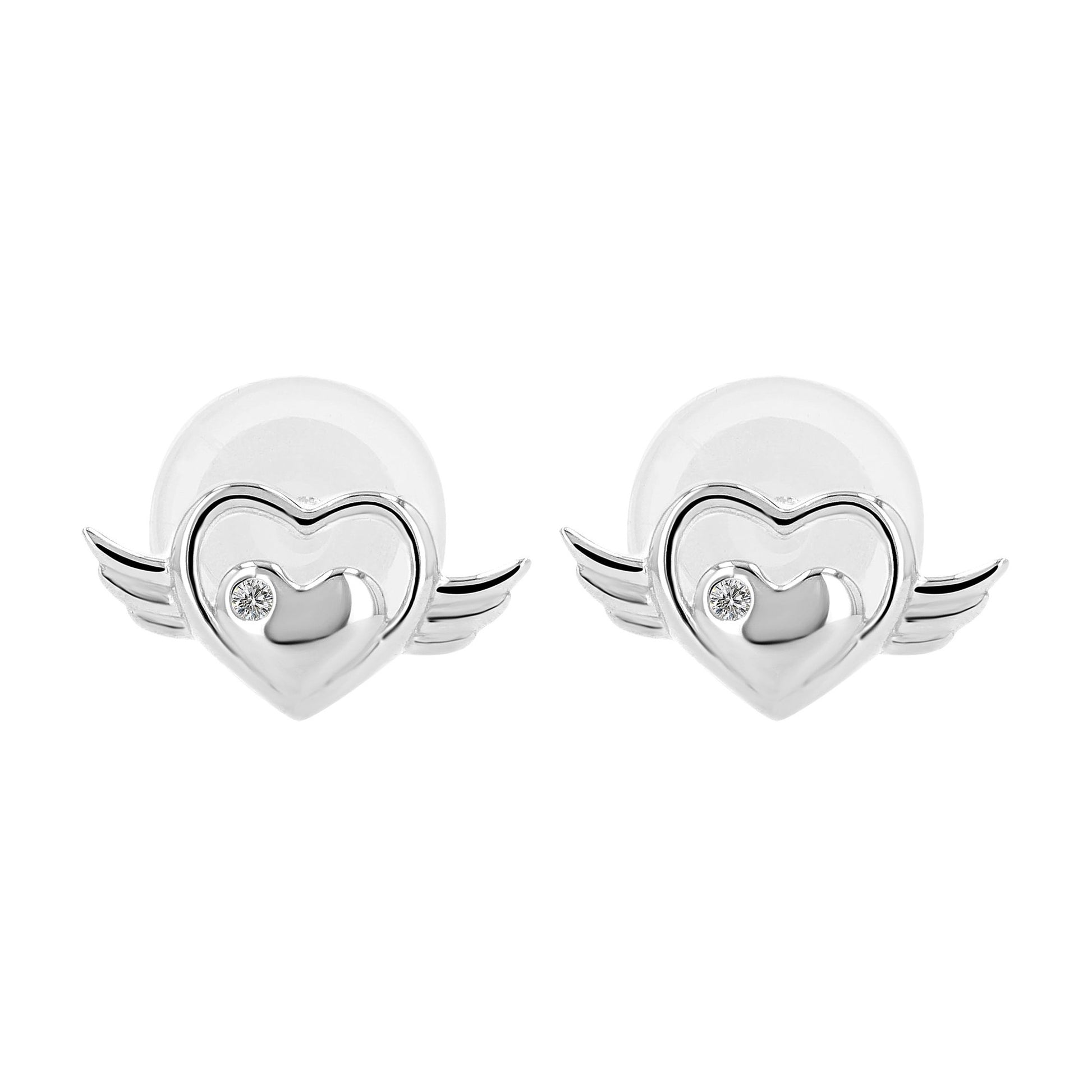 Damen Ohrringe – Ohrstecker aus 925 Silber mit Zirkonia