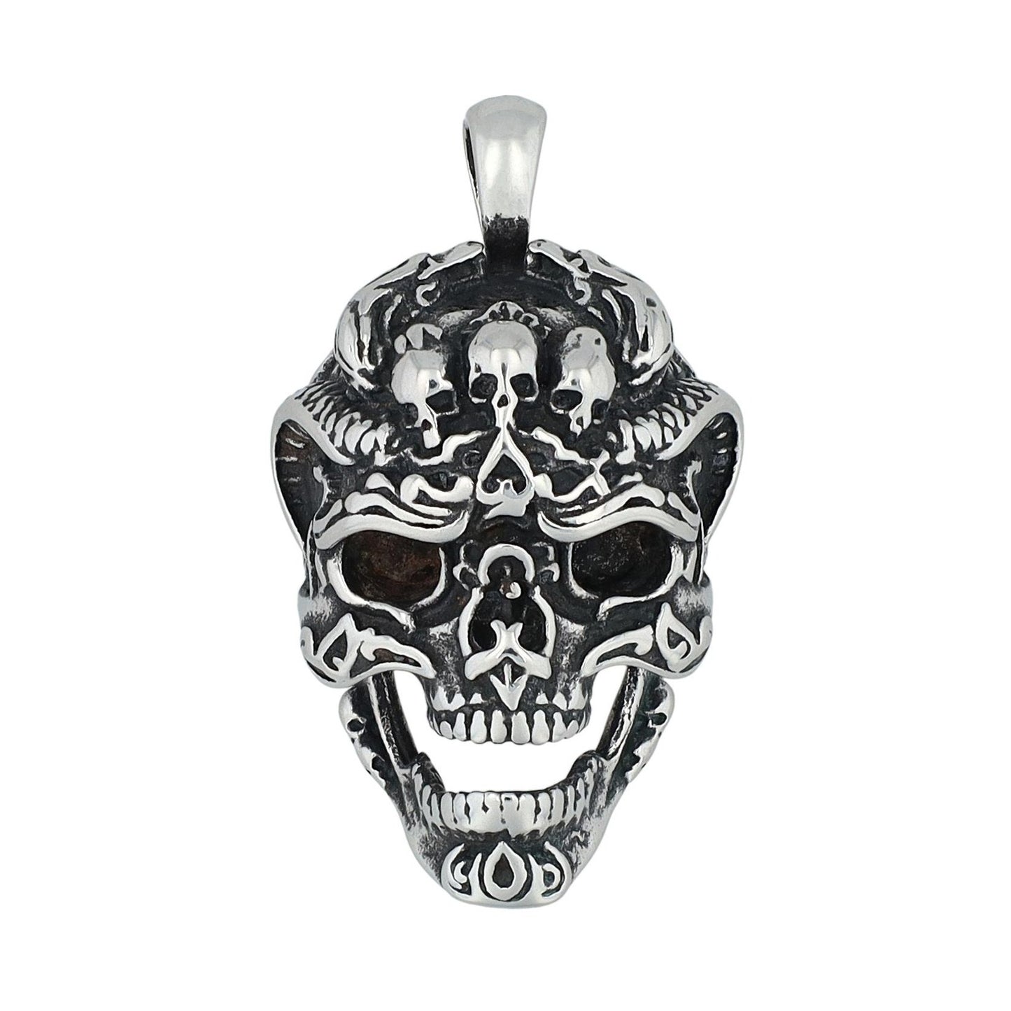 Herren Anhänger – Totenkopfanhänger aus Edelstahl