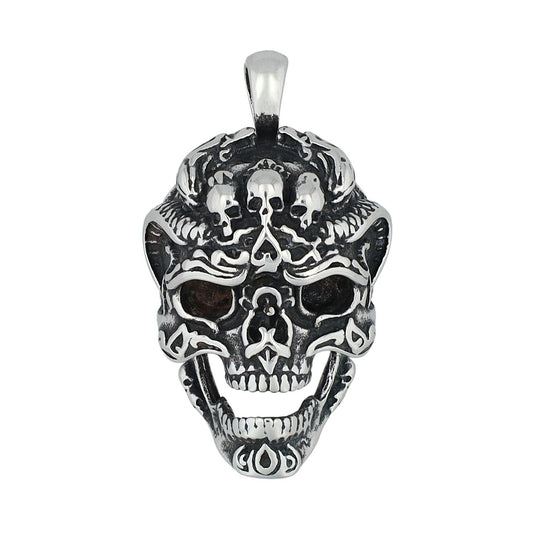 Herren Anhänger – Totenkopfanhänger aus Edelstahl