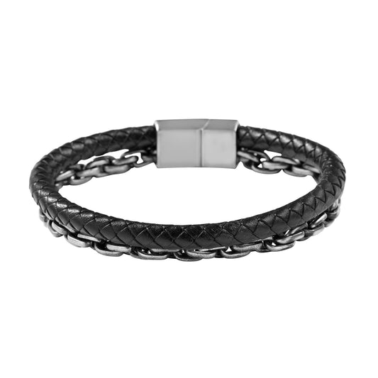 Unisex Armband – Lederarmband aus Leder 19 cm