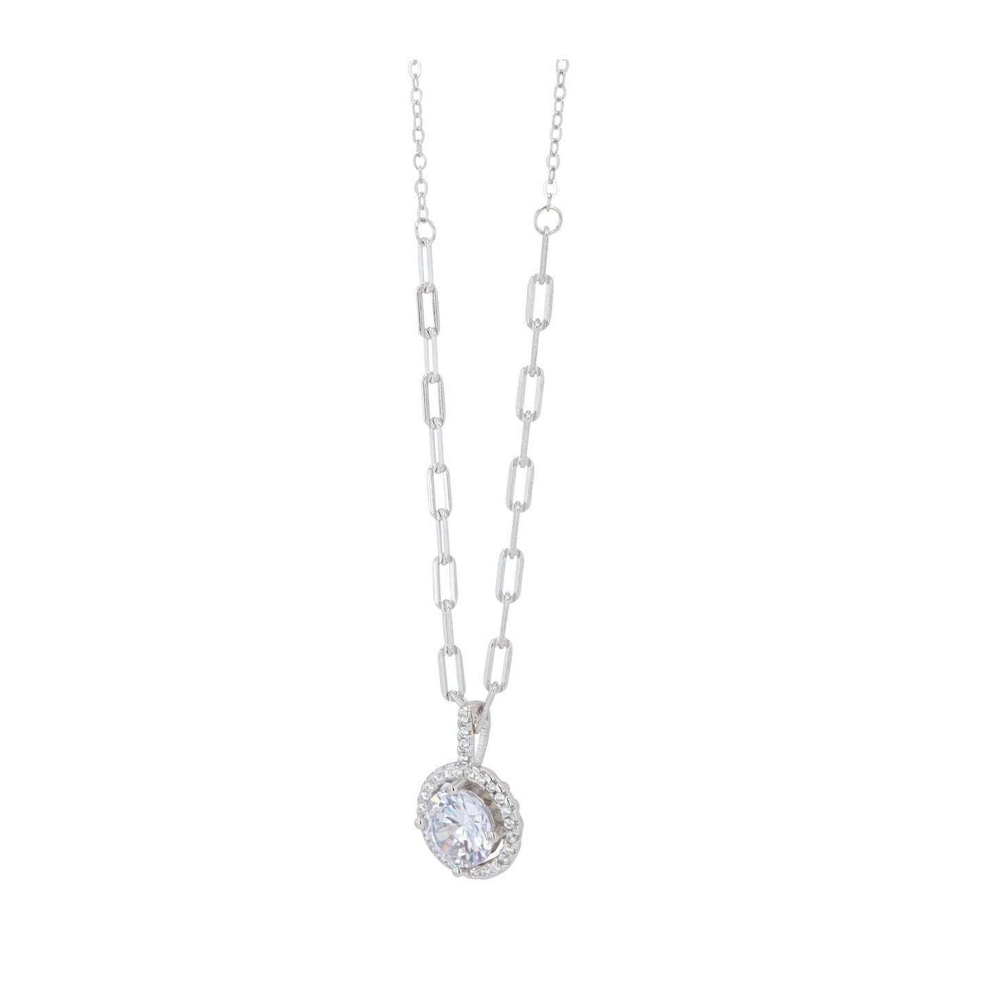 Damen Halskette mit Anhänger – aus 925 Silber