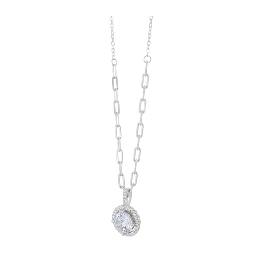 Damen Halskette mit Anhänger – aus 925 Silber