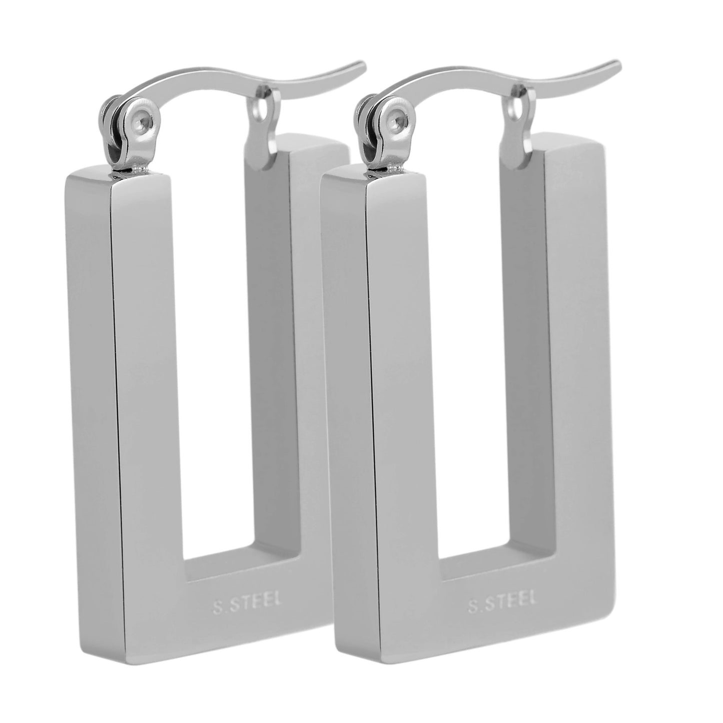 Damen Ohrringe – Creole aus Edelstahl