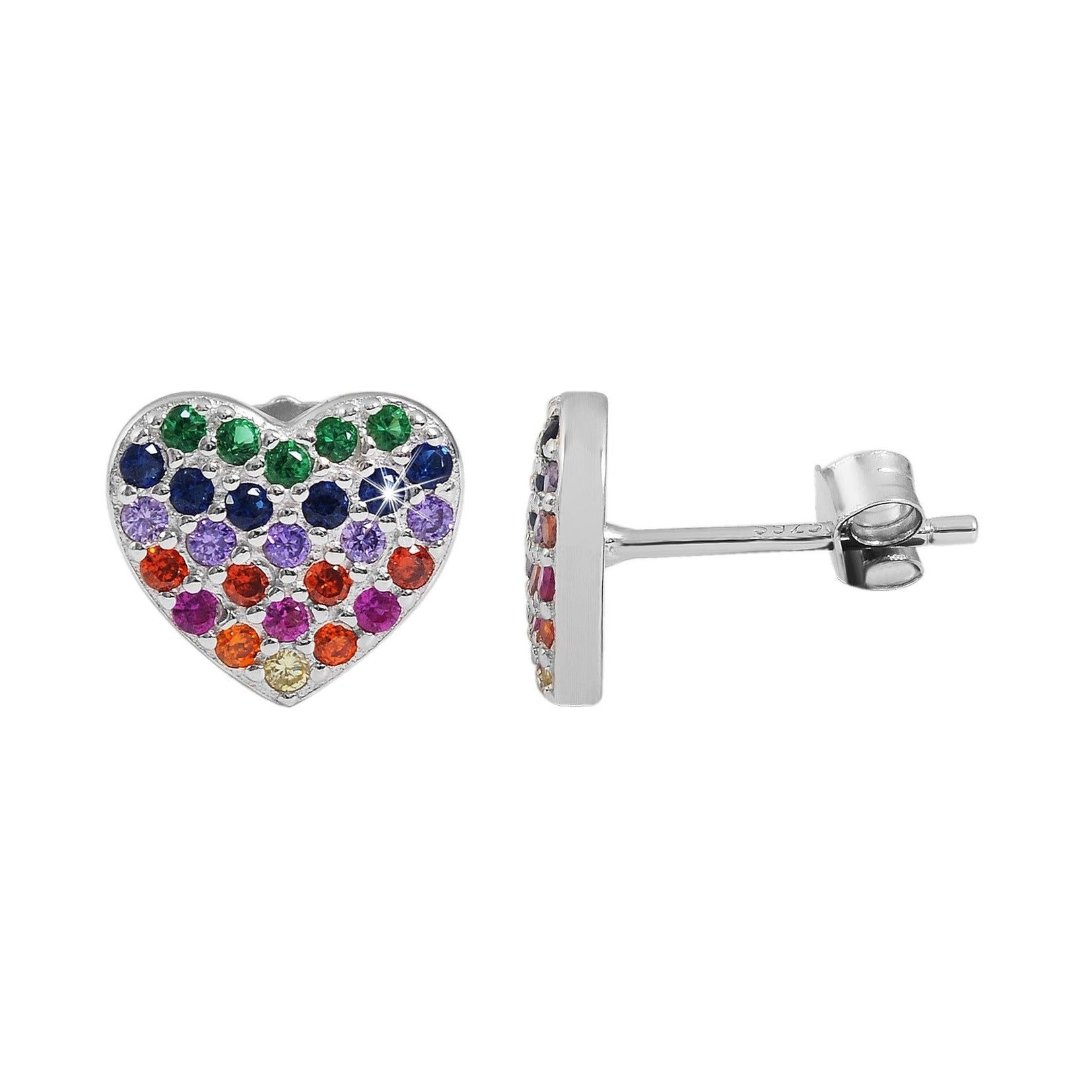 Damen Ohrringe – Ohrstecker aus 925 Silber mit Zirkonia