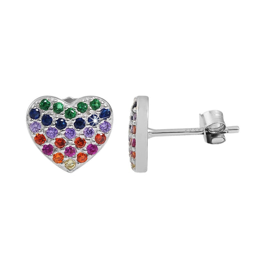 Damen Ohrringe – Ohrstecker aus 925 Silber mit Zirkonia