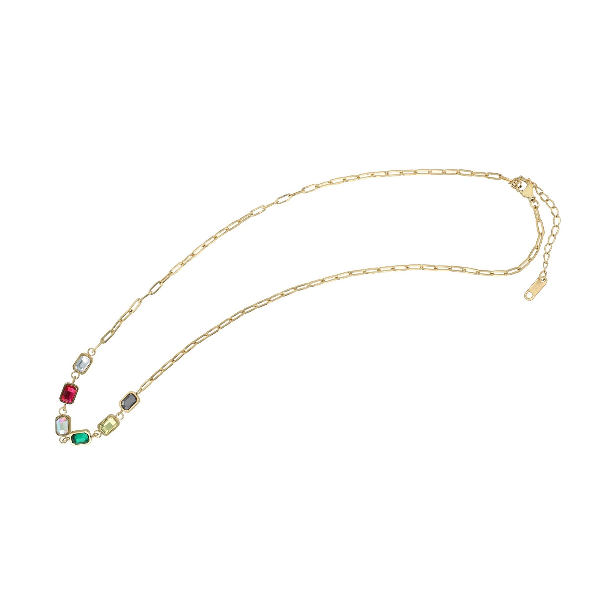 Damen Anhänger aus Edelstahl mit Zirkonia