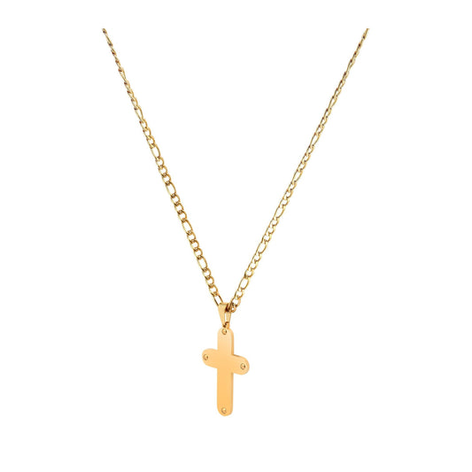 Unisex Halskette mit Anhänger – Kreuz aus Edelstahl