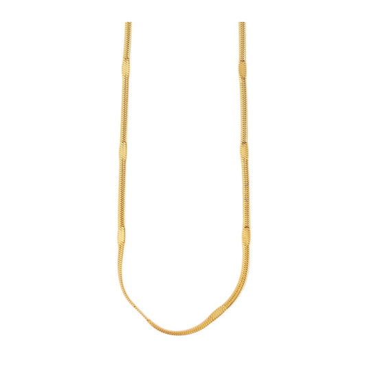 Damen Halskette – Schlangenkette aus Edelstahl 45 cm
