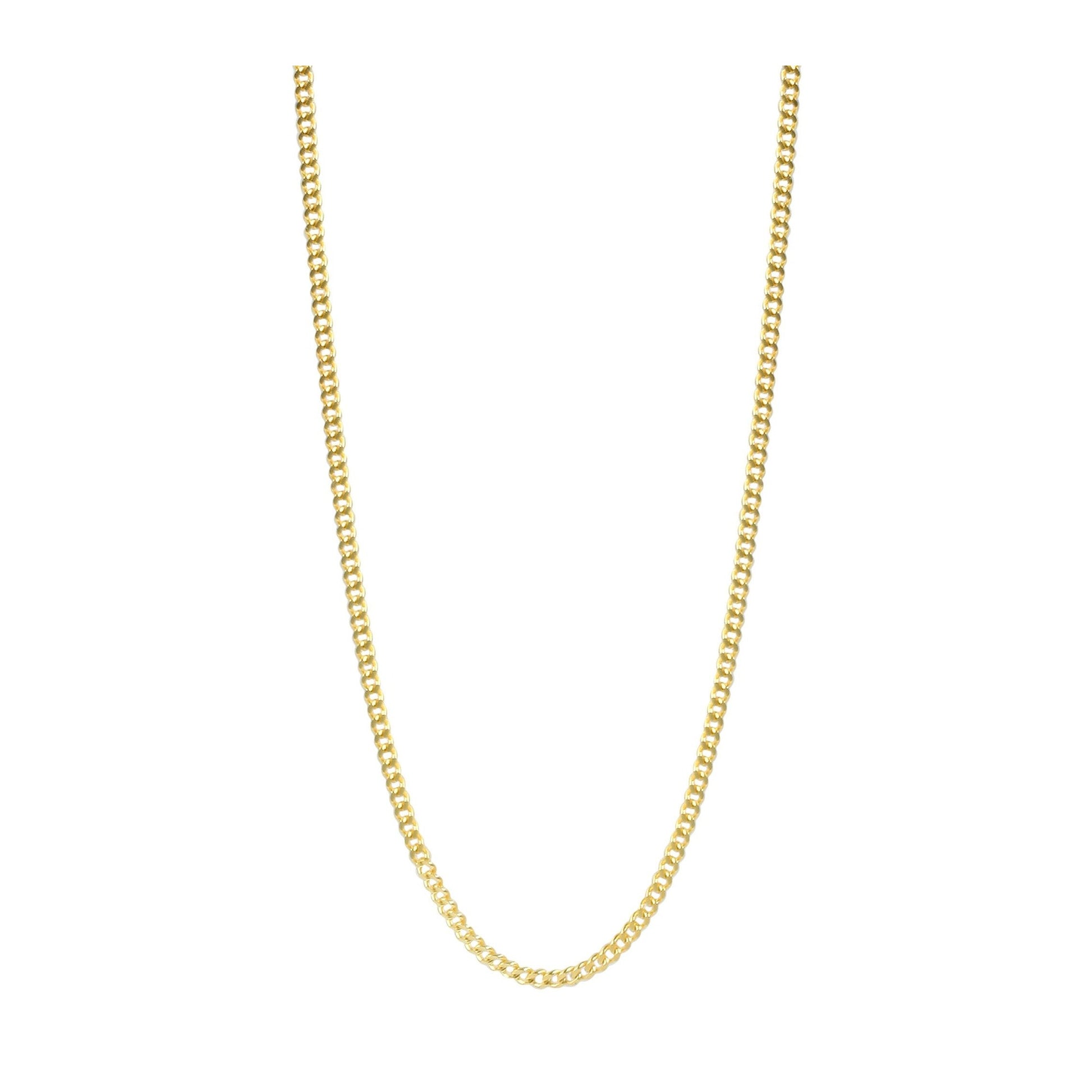 Unisex Halskette – Panzerkette aus 333 Gold 40 cm