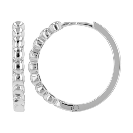 Damen Ohrringe – Klappcreole aus 925 Silber