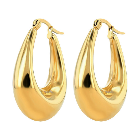 Damen Ohrringe – Creole aus Edelstahl