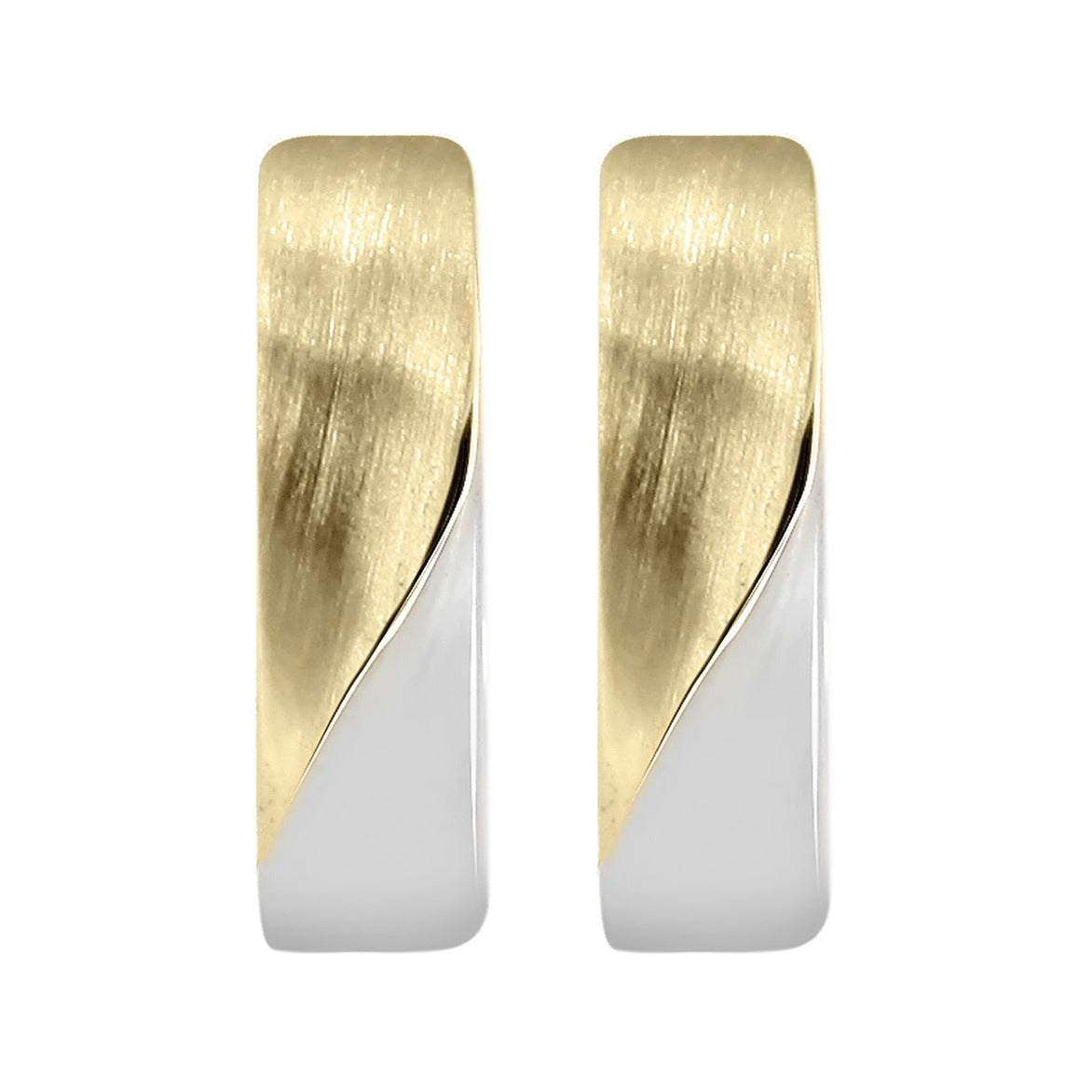 Damen Ohrringe – Klappcreole aus 375 Gold