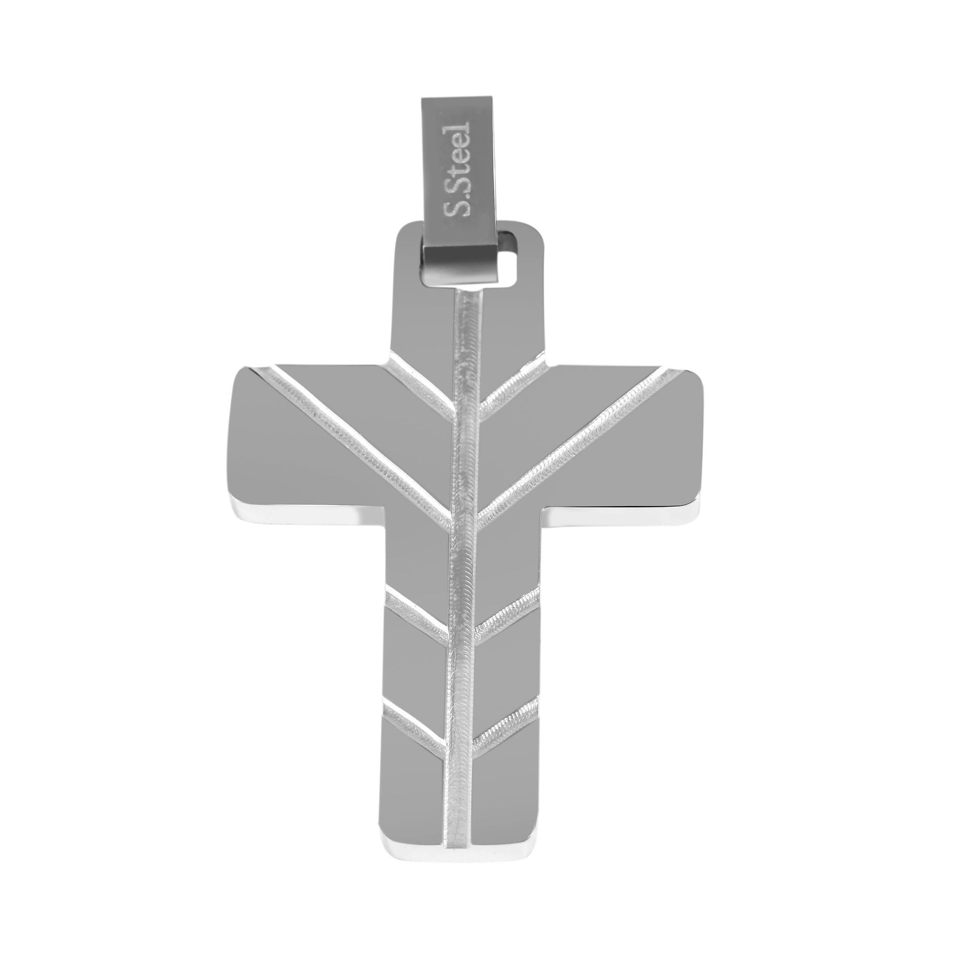 Unisex Anhänger – Kreuz Kreuzanhänger aus Edelstahl