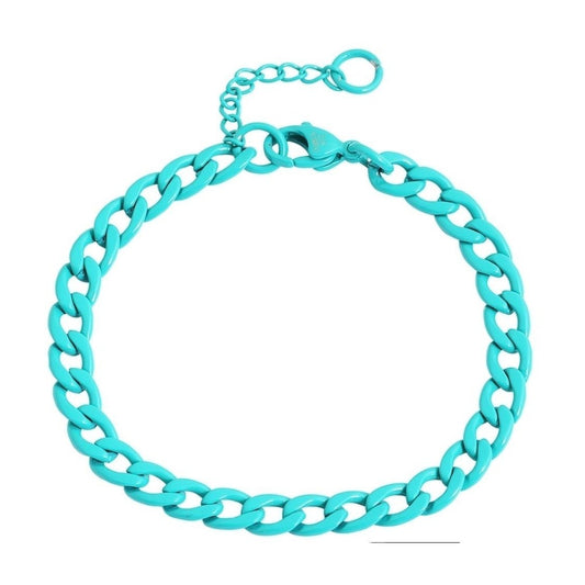 Damen Armband – Panzerarmband aus Edelstahl 18 cm
