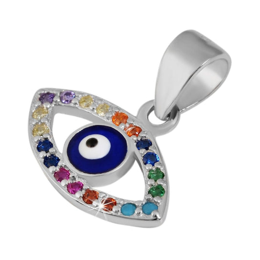 Damen Anhänger aus 925 Silber mit Zirkonia
