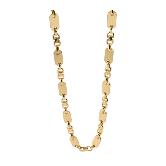 Unisex Halskette – Plattenkette aus Edelstahl 55 cm