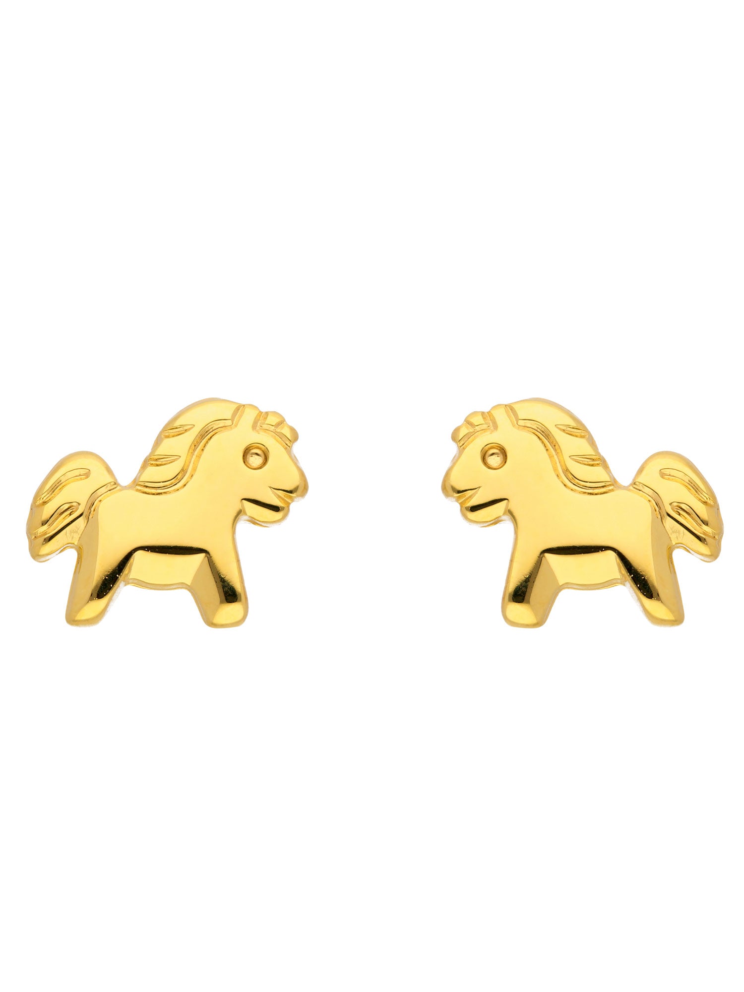 Adelia´s 333 Gold Ohrringe   Ohrstecker Pferd