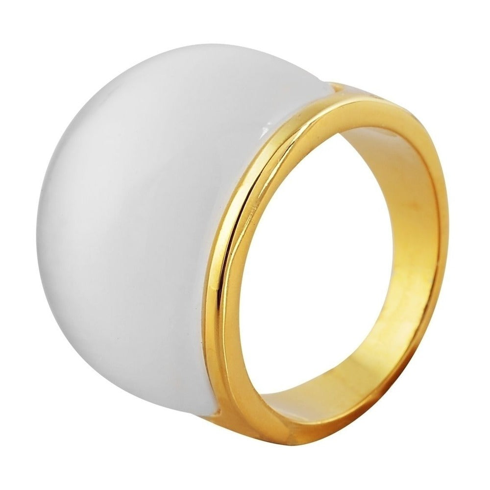 Damen Ring aus Edelstahl mit Tigerauge