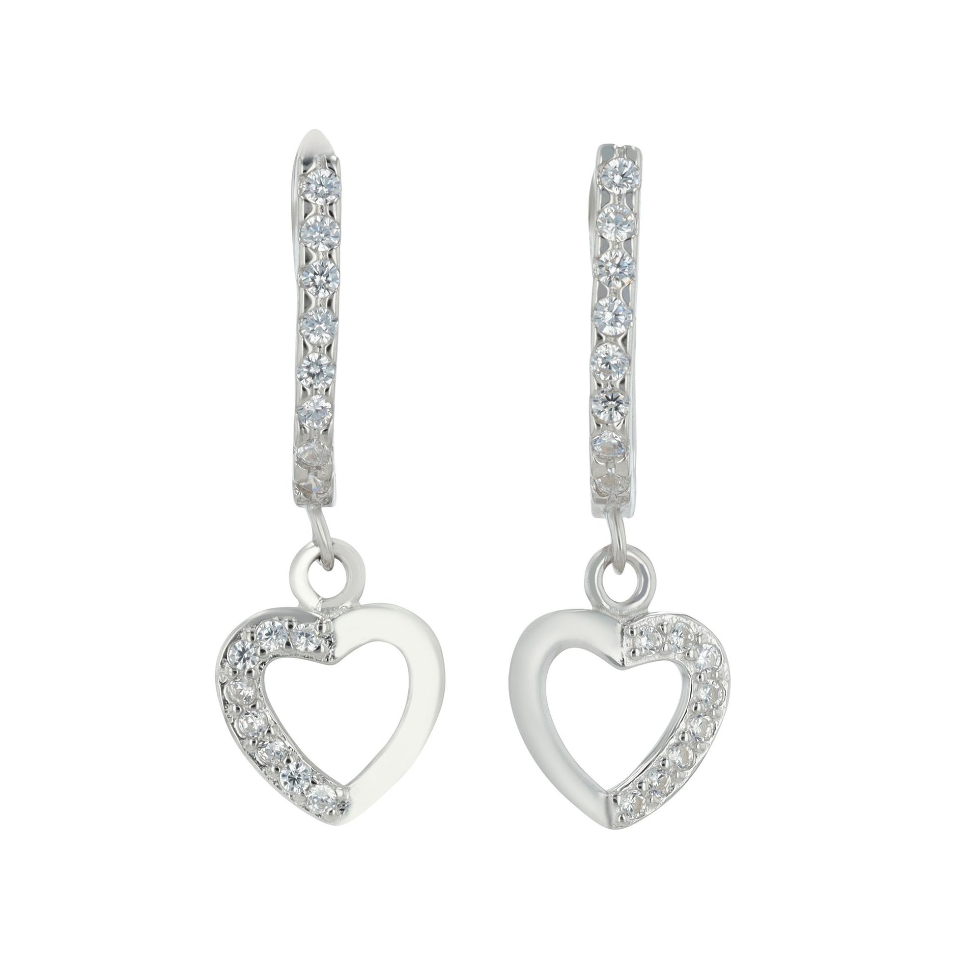 Damen Anhänger – Herzanhänger aus 925 Silber