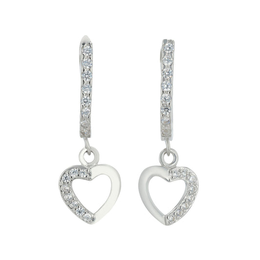 Damen Anhänger – Herzanhänger aus 925 Silber