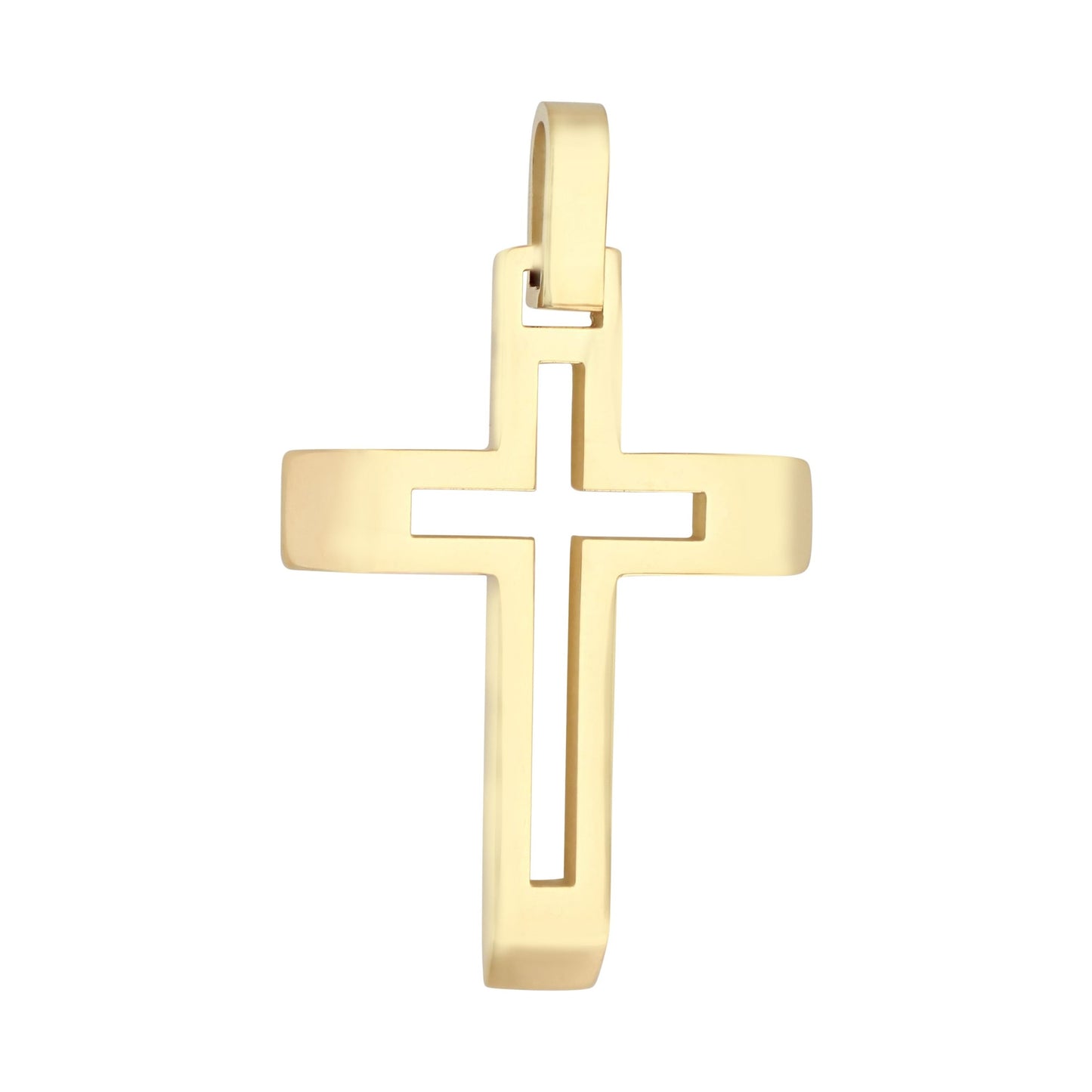 Herren Anhänger – Kreuz Kreuzanhänger aus Edelstahl