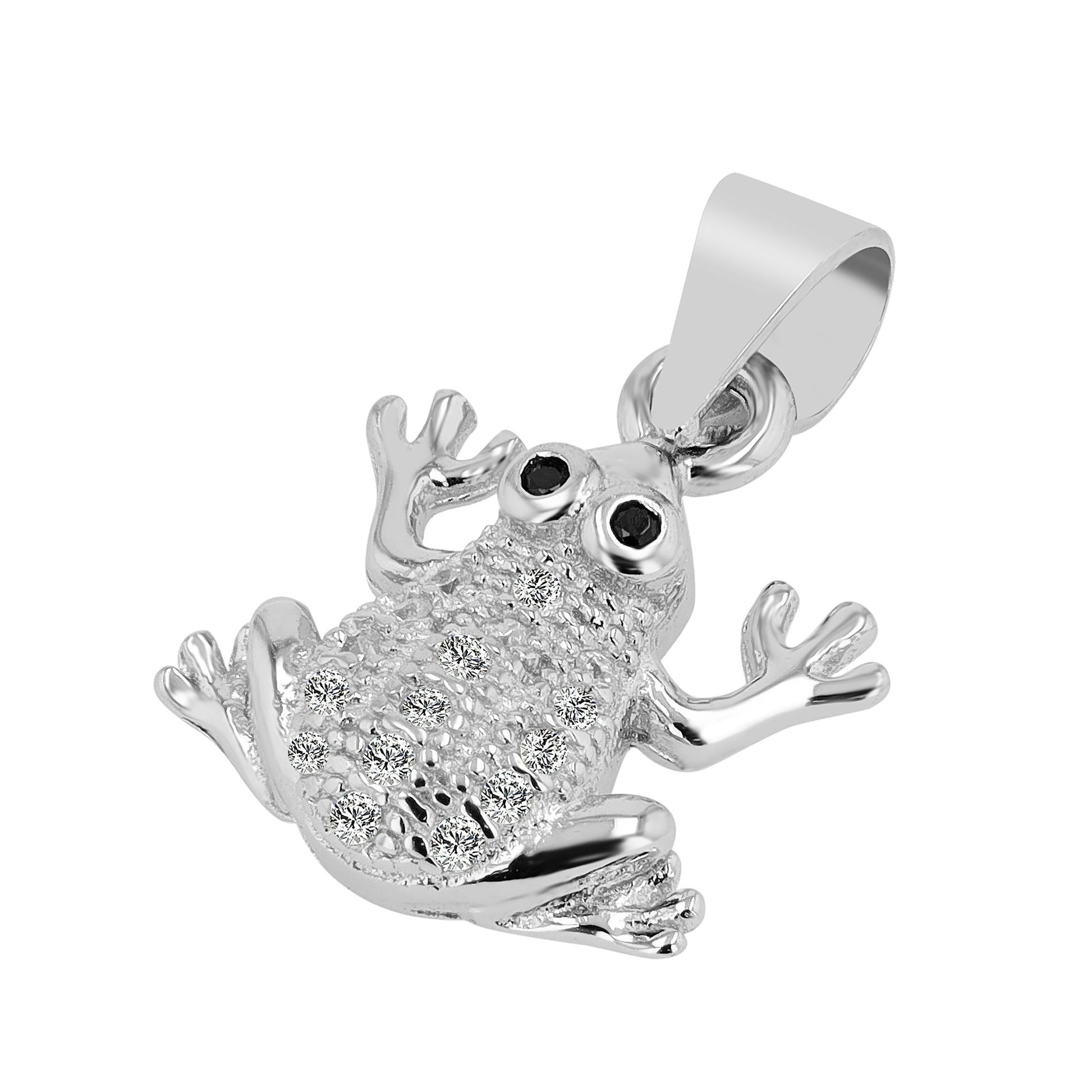 Damen Anhänger aus 925 Silber mit Zirkonia