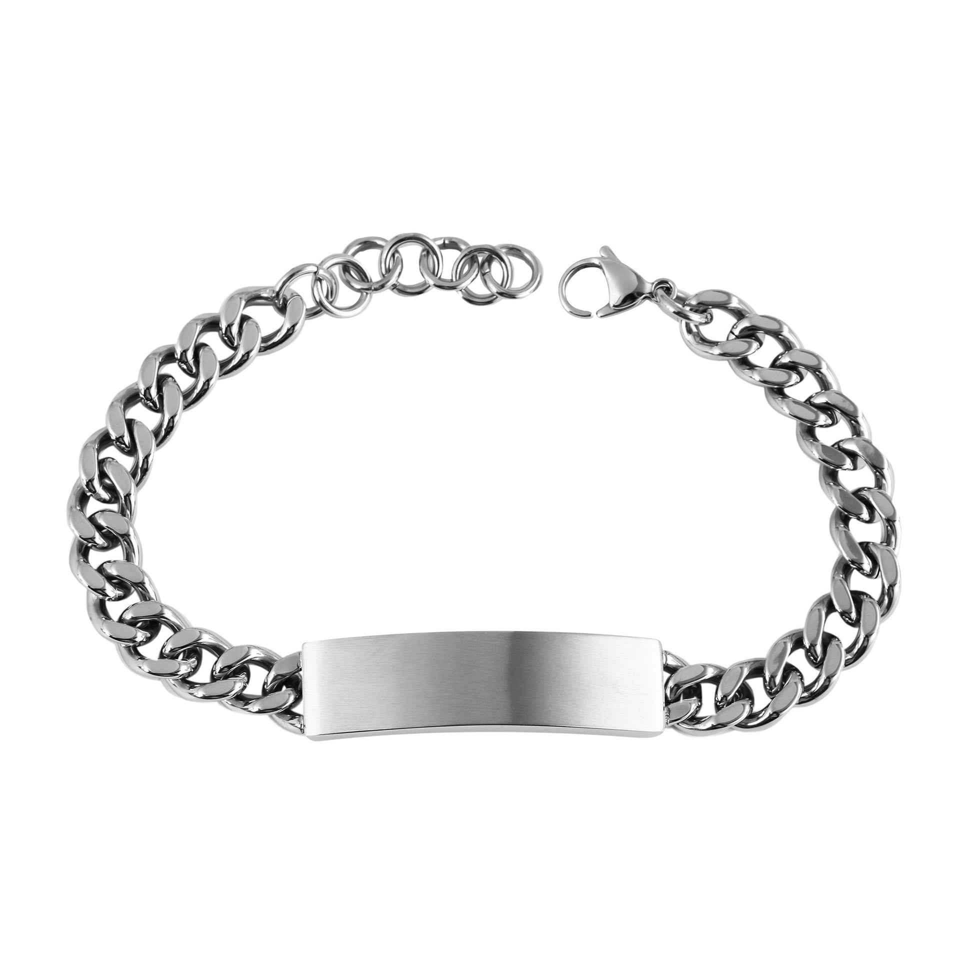 Unisex Armband – Panzerarmband aus Edelstahl 21 cm